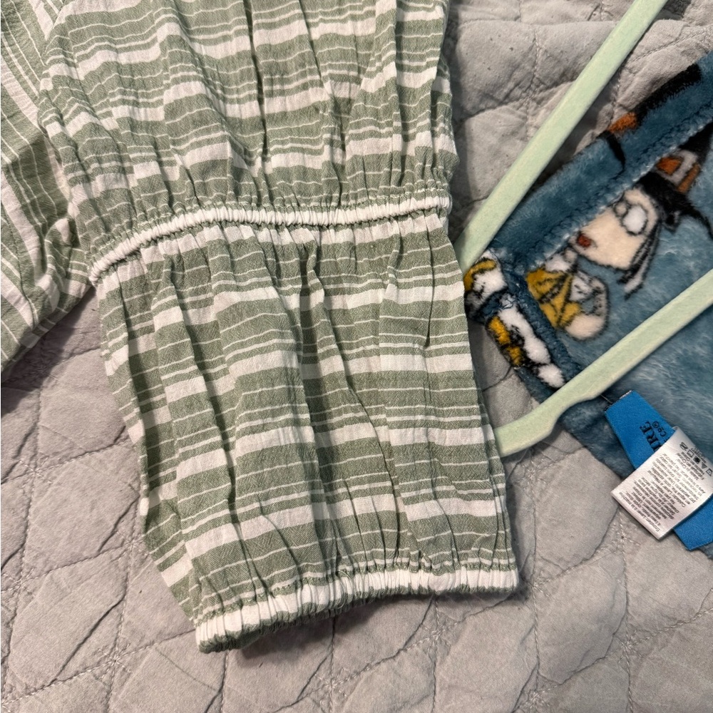 NWT Anthropologie Pilcro Green Plaid Button Front Shirt Effortless Top - Picture 5 of 13